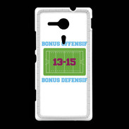Coque Sony Xpéria SP Bonus Offensif-Défensif Blanc