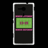 Coque Sony Xpéria SP Bonus Offensif-Défensif Noir