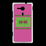 Coque Sony Xpéria SP Bonus Offensif-Défensif Rose