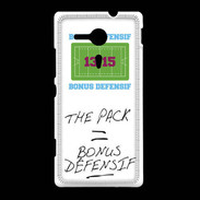 Coque Sony Xpéria SP The pack Bonus offensif-défensif Blanc