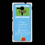 Coque Sony Xpéria SP Merci l'arbitre Bonus offensif-défensif Bleu