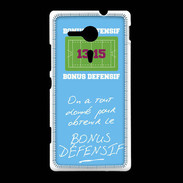 Coque Sony Xpéria SP Obtenir le Bonus offensif-défensif Bleu