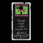 Coque Sony Xpéria SP Plaquage Bonus offensif-défensif Noir