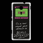 Coque Sony Xpéria SP Obtenir le Bonus offensif-défensif Noir