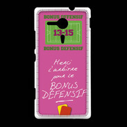 Coque Sony Xpéria SP Merci l'arbitre Bonus offensif-défensif Rose