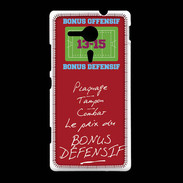 Coque Sony Xpéria SP Plaquage Bonus offensif-défensif Rouge