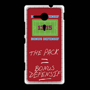 Coque Sony Xpéria SP The pack Bonus offensif-défensif Rouge