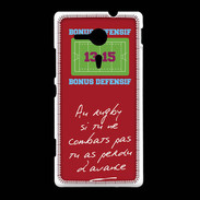 Coque Sony Xpéria SP Le combat Bonus offensif-défensif Rouge