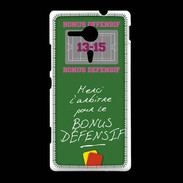 Coque Sony Xpéria SP Merci l'arbitre Bonus offensif-défensif Vert