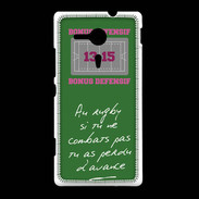 Coque Sony Xpéria SP Le combat Bonus offensif-défensif Vert