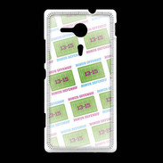 Coque Sony Xpéria SP Dégradé Bonus Offensif-défensif Blanc