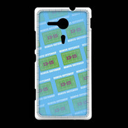Coque Sony Xpéria SP Dégradé Bonus Offensif-défensif Bleu