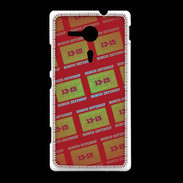 Coque Sony Xpéria SP Dégradé Bonus Offensif-défensif Rouge