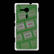 Coque Sony Xpéria SP Dégradé Bonus Offensif-défensif Vert