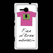 Coque Sony Xpéria SP Médecin Bonus offensif-défensif Blanc