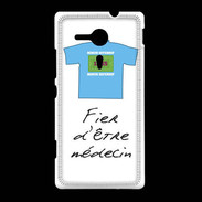 Coque Sony Xpéria SP Médecin Bonus offensif-défensif Blanc 2