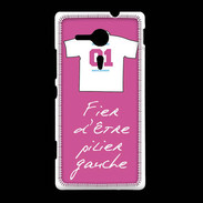 Coque Sony Xpéria SP Pilier gauche Bonus offensif-défensif Rose