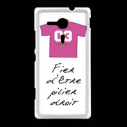 Coque Sony Xpéria SP Pilier droit Bonus offensif-défensif Blanc