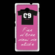 Coque Sony Xpéria SP Demi de mêlée Bonus offensif-défensif Rose 2