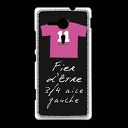 Coque Sony Xpéria SP 3/4 aile gauche Bonus offensif-défensif Noir