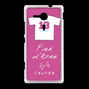 Coque Sony Xpéria SP 3/4 centre D Bonus offensif-défensif Rose