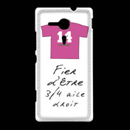 Coque Sony Xpéria SP 3/4 aile droit Bonus offensif-défensif Blanc