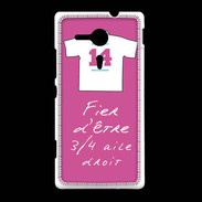 Coque Sony Xpéria SP 3/4 aile droit Bonus offensif-défensif Rose