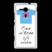 Coque Sony Xpéria SP 3/4 arrière Bonus offensif-défensif Blanc 2