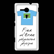 Coque Sony Xpéria SP Préparateur physique Bonus offensif-défensif Blanc 2
