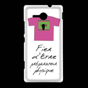 Coque Sony Xpéria SP Préparateur physique Bonus offensif-défensif Blanc