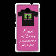 Coque Sony Xpéria SP Préparateur physique Bonus offensif-défensif Rose 2