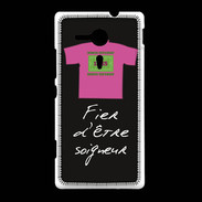 Coque Sony Xpéria SP Soigneur Bonus offensif-défensif Noir