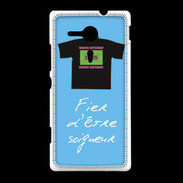 Coque Sony Xpéria SP Soigneur Bonus offensif-défensif Bleu 2