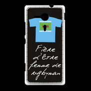 Coque Sony Xpéria SP Femme de rugbyman Bonus offensif-défensif Noir 2