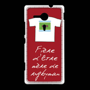 Coque Sony Xpéria SP Mère de rugbyman Bonus offensif-défensif Rouge