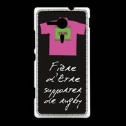 Coque Sony Xpéria SP Supporters Bonus offensif-défensif Noir