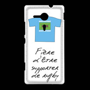 Coque Sony Xpéria SP Supporters Bonus offensif-défensif Blanc 2