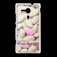 Coque Sony Xpéria SP Dragée C'est une fille PR