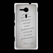 Coque Sony Xpéria SP Gens attrayants Gris Citation Oscar Wilde