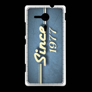 Coque Sony Xpéria SP Since 1977 Bleu