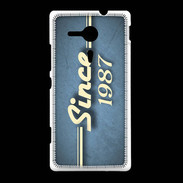 Coque Sony Xpéria SP Since 1987 Bleu