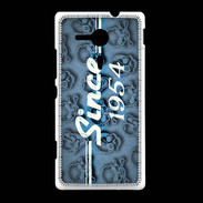 Coque Sony Xpéria SP Since crane bleu 1954