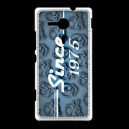 Coque Sony Xpéria SP Since crane bleu 1975