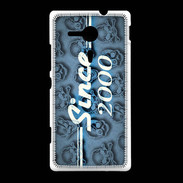 Coque Sony Xpéria SP Since crane bleu 2000