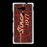 Coque Sony Xpéria SP Since crane rouge 1971