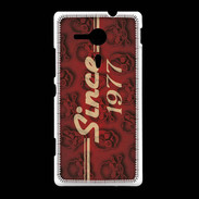 Coque Sony Xpéria SP Since crane rouge 1977