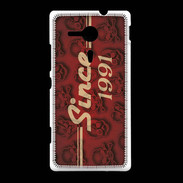 Coque Sony Xpéria SP Since crane rouge 1991