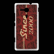 Coque Sony Xpéria SP Since crane rouge 2000