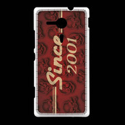 Coque Sony Xpéria SP Since crane rouge 2001