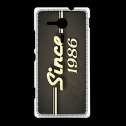 Coque Sony Xpéria SP Since 1986 gris